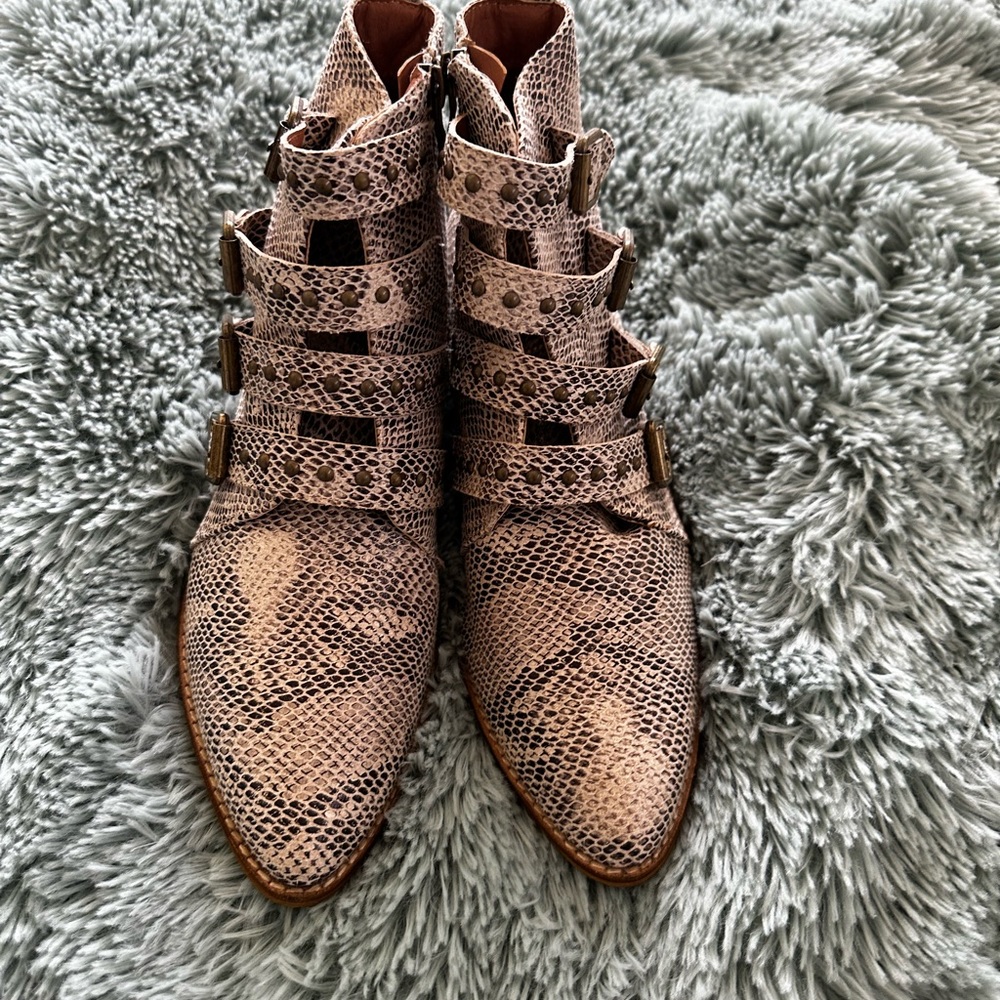 Never worn ankle booties